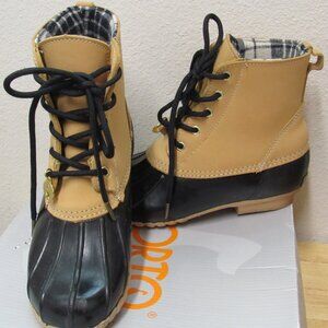 Sporto Duck Boots Size 6